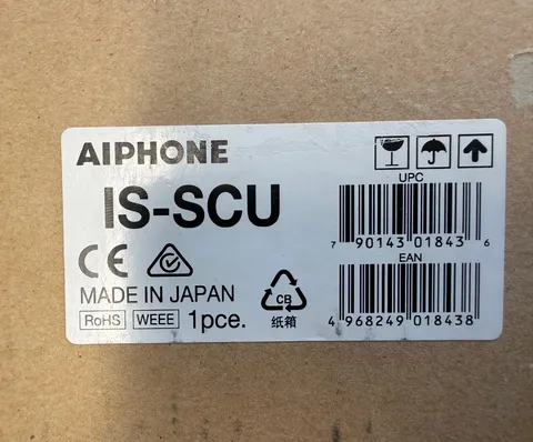 Aiphone IS-SCU Rackmount Add-On Central Control Unit, 8 Masters, 8 Video