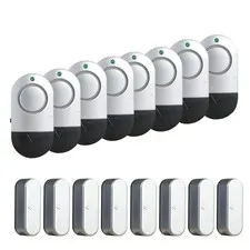 Window Alarm Sensors, Door Alarms for Home Security,120 DB Pool Door Alarm fo...