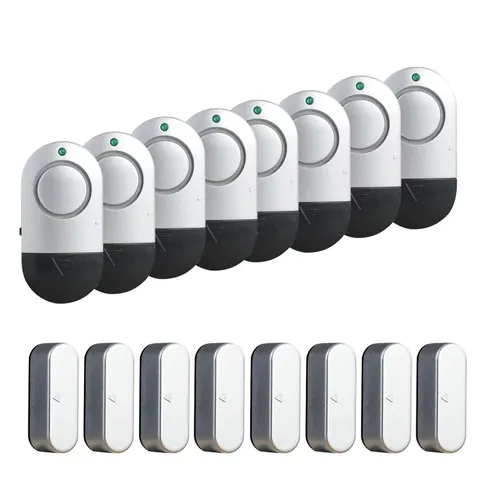 Window Alarm Sensors, Door Alarms for Home Security,120 DB Pool Door Alarm fo...