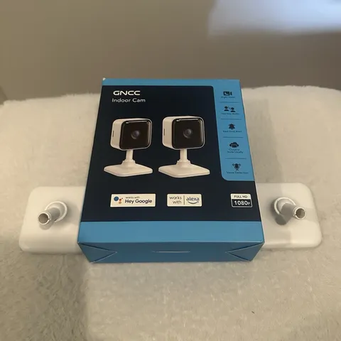 GNCC GC2 Indoor Cam 2-Pack Wi-Fi 1080p Full HD White Alexa/Google