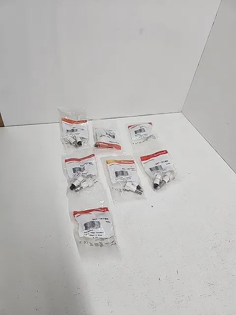  HONEYWELL 947-75TWH Steel Door Contact w/ Screw Terminals White LOT OF 7 *NOS *