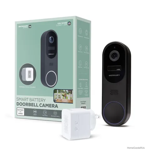 Wire-Free Smart Doorbell Camera 1080p HD Two-Way Audio Motion Alerts Night