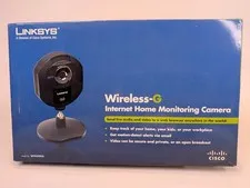 Linksys model WVC54GCA Wireless-G Internet Home Monitoring Camera - BOXED