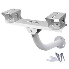 Mount Holder Double Surveillance L Type Metal Steel to 2 Horizontal Cross Bar...