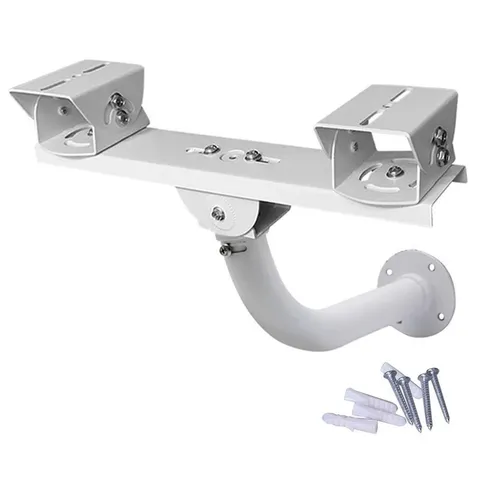 Mount Holder Double Surveillance L Type Metal Steel to 2 Horizontal Cross Bar...