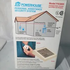 X-10 Powerhouse Personal Assistance Security System PA5800 New Old Stock