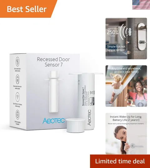 Z-Wave Plus Door Sensor 7: Invisible Installation with Robust Security Features