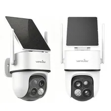 Wansview Outdoor 2K Wireless WiFi Security Camera Solar Battery Powered IR Night