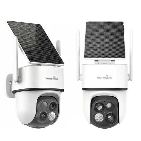 Wansview Outdoor 2K Wireless WiFi Security Camera Solar Battery Powered IR Night