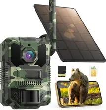 VXK F20 4G LTE Solar Wildlife Camera Phone Transfer App Motion Sensor Night V...