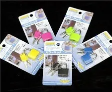 5 x BRASS Security Padlock QUALITY Travel Pad Lock