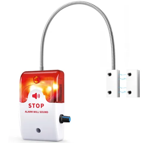1 Pcs Exit Stopper Door Alarm with 110db Siren Emergency Door Alarms When Ope...