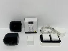 Arlo Pro 4 VMC4041P Cameras Lot of 2 w/ 3 Batteries Charger & New Mounts Tested