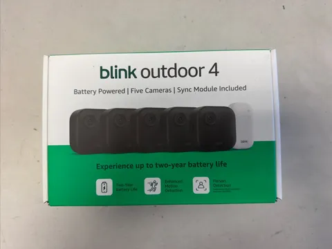 BRAND NEW BLINK Outdoor 4 (4th Gen) 5-Camera Security System w/ Sync Module Core