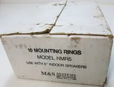(10) NMR5 Speaker rough in M&S for N65RS Sealed Box of 10 Rings for 5" Speakers