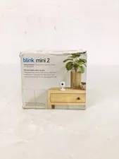 Blink Mini 2 Smart Security Camera Indoor/Outdoor Plug-In, White