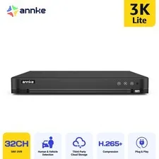 ANNKE 32CH DVR HD 3K 5MP CCTV Security Video Recorder AI Motion Detection H.265+