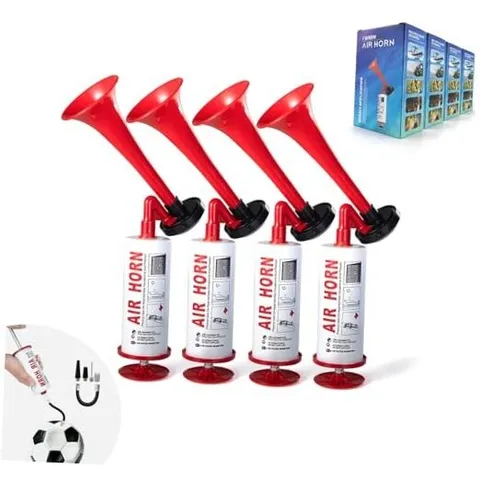 Air horns Marine and Sports Pump Air Horn, Loud Sound Handheld horn 4pcs