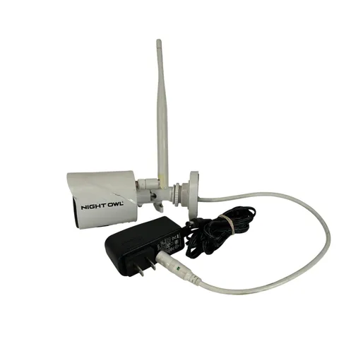Night Owl WNIP-2LTA-BS Wireless 1080p Bullet Security Camera Spotlight White