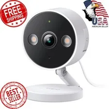 Tapo 2K+ Indoor/Outdoor Wired Security Camera, Baby Monitoring, C120 | 2024 P...