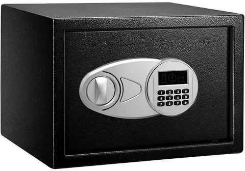 0.5 Cubic Ft Home Safe w/Digital Keypad Lock Backup Key 13.8 x 9.8 x 9.8" Steel