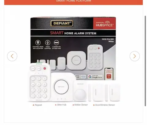 Defiant Smart Home Alarm System | NEW Sealed | Hubspace, Alexa, Google, WiFi