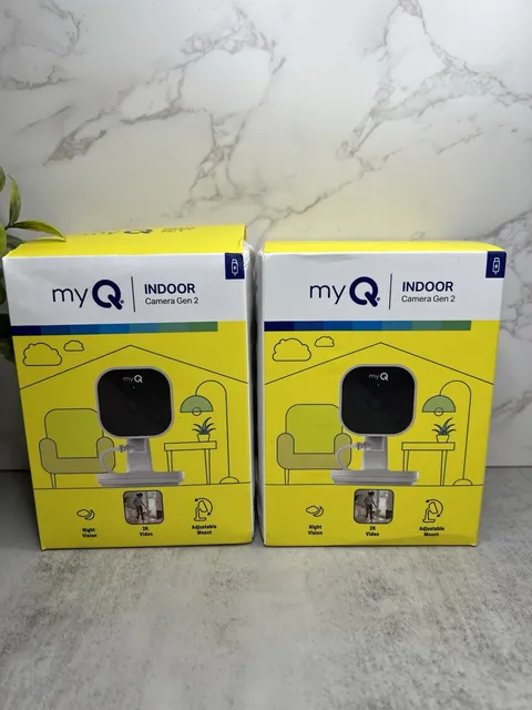 myQ Indoor Smart Camera Gen 2, 2-Pack Bundle!