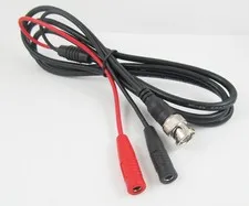 5 sets 1.5M/5Ft BNC Male Plug to 4mm Banana Female Jack Test Leads Cable