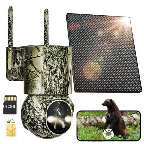 Wildlife Hunting Trail Camera Full HD Night Vision Motion 8MP 4K HD Live View
