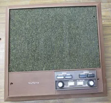 Vintage NuTone 2511B  Intercom 8" Speaker Station with Radio Controls