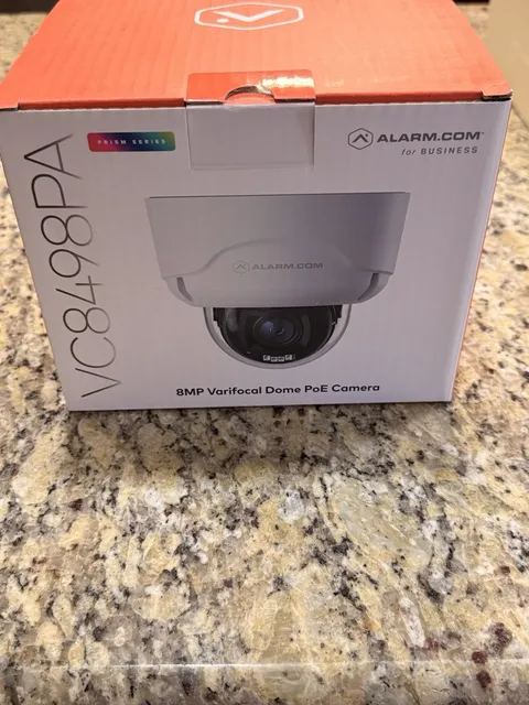 Alarm.com VC8498PA 8MP Varifocal Dome Poe Camera