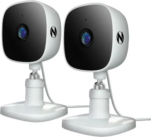 CAM-2PK-FWIP2-IN 1080p WiFi Indoor Security Cameras 2 Pack
