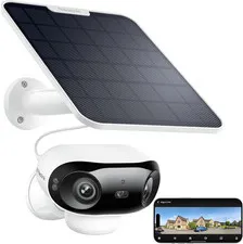 REOLINK Argus 4 Pro 4K Solar Camera Outdoor Wireless, 180° Dual-Lens 8MP Camera
