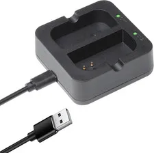 Charger Station for Ring Rechargeable Battery, Dual Port Battery Charger | for R