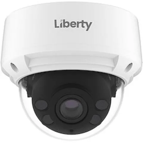 Liberty AI 4MP IP  2.7-13.5mm, 120’ IR, PoE Outdoor VF Dome Camera-#L3IP4VFDS