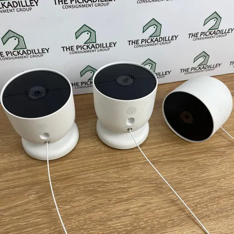 Google Nest Cam Battery G3AL9 Snow White Smart Security Camera 3 Pack Tested