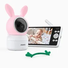 ANNKE 1080p 5" HD Baby Monitor, PTZ, Multi Detection, Feeding Reminder, US Only