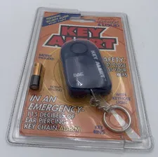 KEY ALERT Personal Safety Security Alarm with Light.  Lightweight and Loud. NIB