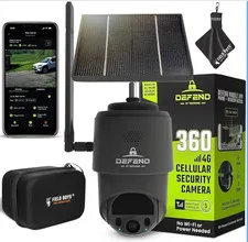 TACTACAM Defend 360 4G Cellular Wireless Pan/Tilt IP Camera Black (1)