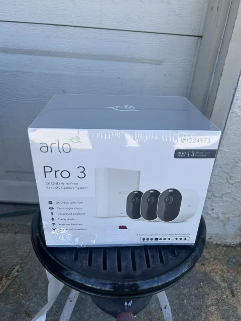 Arlo Pro 3 2K QHD Wire-Free Security Camera System 3 Camera System - NEW/SEALED 