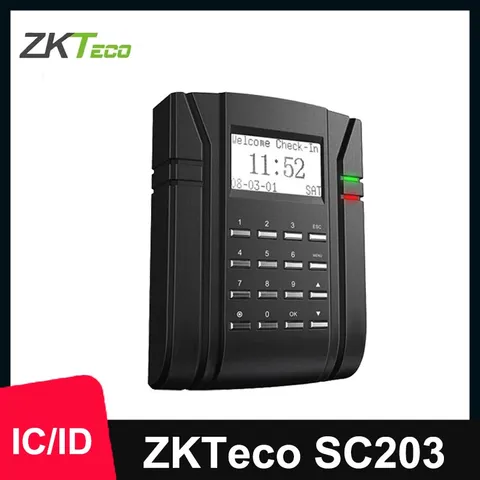 ZKTeco TCP/IP SC203 RFID ID/IC Card Time Attendance Door Access Controller