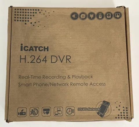 iCATCH 1080P 4 Channels DVR AHD+TVI CCTV DVR Security System 4TB Hard Drive NEW