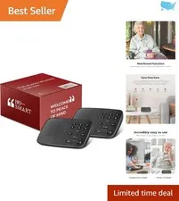 2025 Full Duplex Wireless Intercoms - Two-Way Communication, 2 Units Included