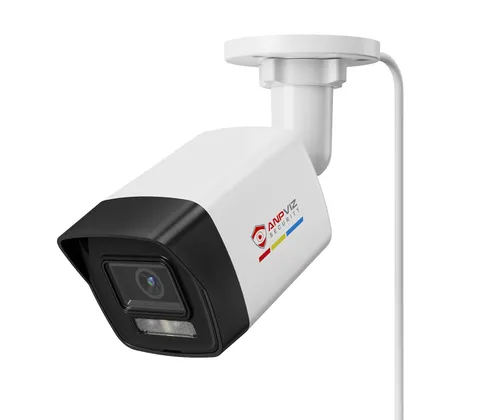 4K 8MP PoE Bullet Camera Outdoor, 127° FOV, Human Vehicle Detection - Color