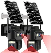 Security Cameras Outdoor Wifi,5G/2.4G Cameras for Home Security Solar Power with