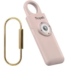 – Personal Safety Alarm for Women–135dB Siren, Strobe Light and Rechargeable ...