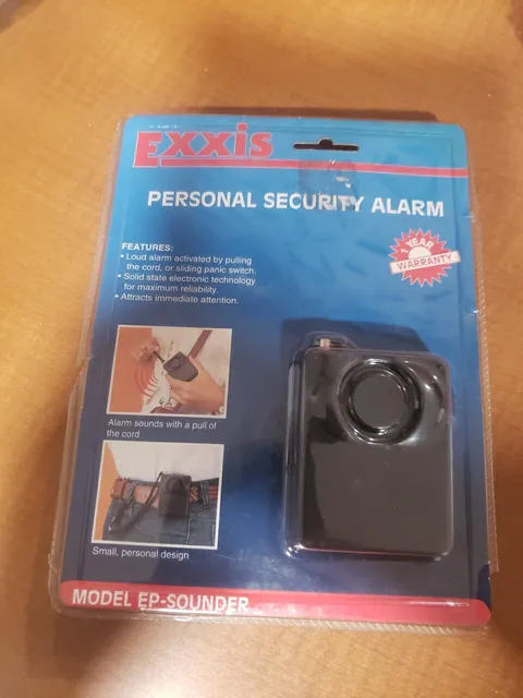 NEW Personal Security Alarm Distress Signal Alarm Warning Alarm Device Exxis