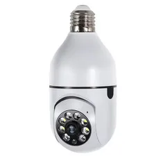 2Packs Light Bulb Security Camera -2.4Ghz Wifi 1080P Security Cameras Wireless O
