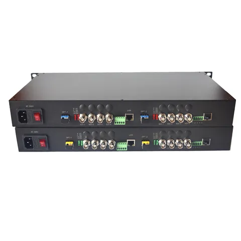 8 HD-SDI Extenders Video Audio over Fiber optic for TV live Broadcast SDI CCTV