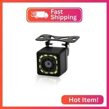 Car Backup Camera, 12 LED Night Vision Waterproof HD Rear View Camera, 170° Wide
